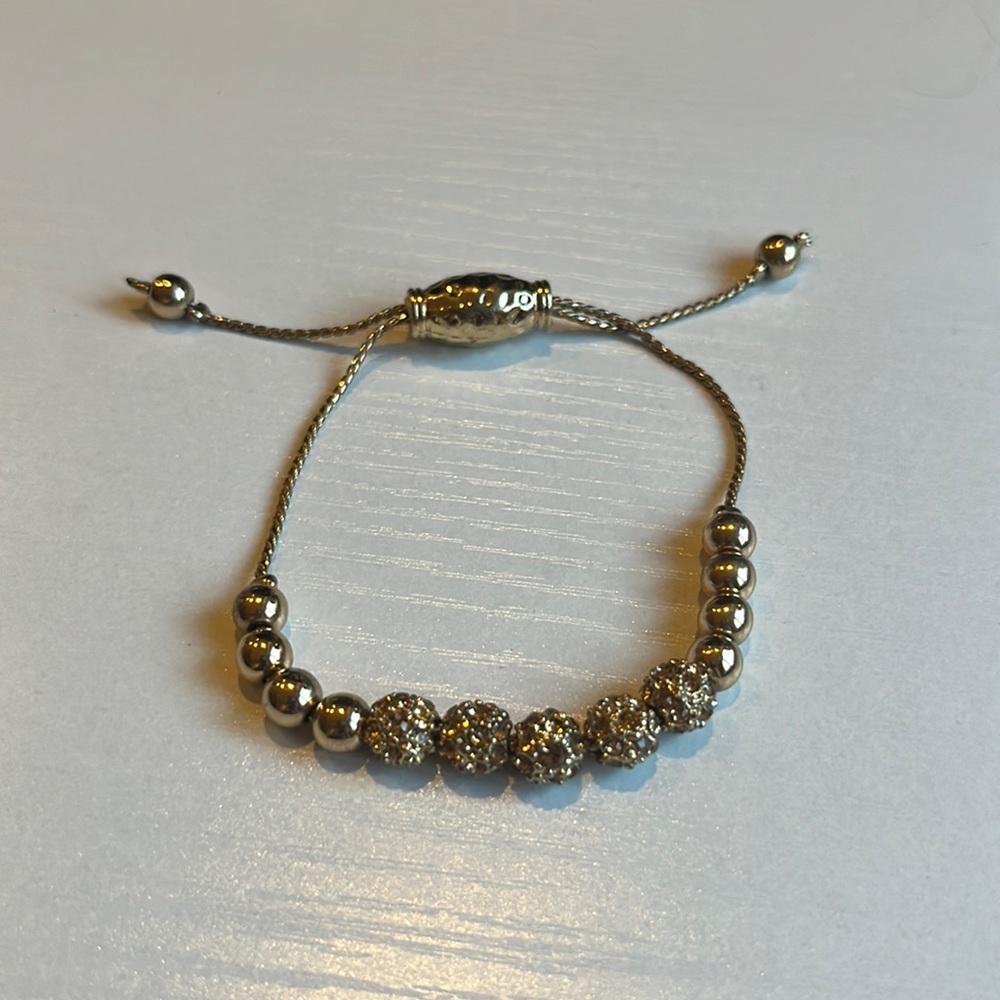 Love this sparkly bracelet, versatile for dressy or everyday wear.